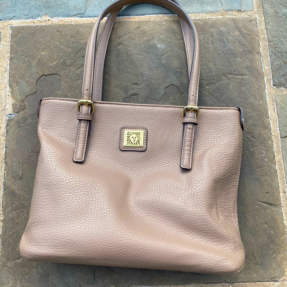 Tan Ann Klein Shoulder Bag